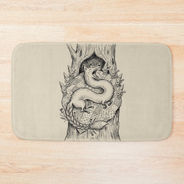 Item preview, Braided Thistle Fox with Porcelain Teeth - Cottage Magic designed and sold by bapupa.