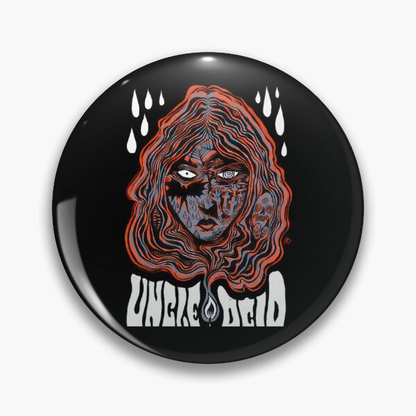 Item preview, Psych Portrait Wavy Hair Melting Flame Illustration designed and sold by Awesomestuffs.