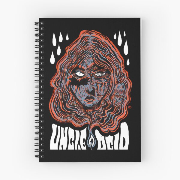 Item preview, Psych Portrait Wavy Hair Melting Flame Illustration designed and sold by Awesomestuffs.