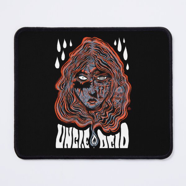 Item preview, Psych Portrait Wavy Hair Melting Flame Illustration designed and sold by Awesomestuffs.