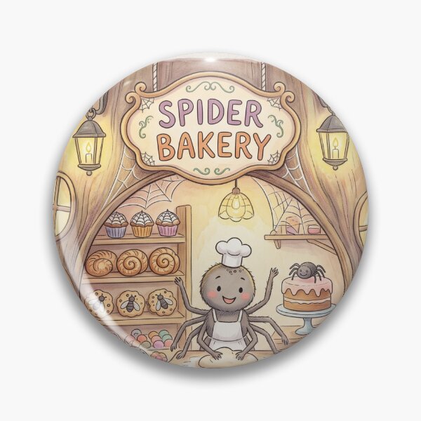 Item preview, Spider Sweet Bakery designed and sold by Softie Sticker Studio.