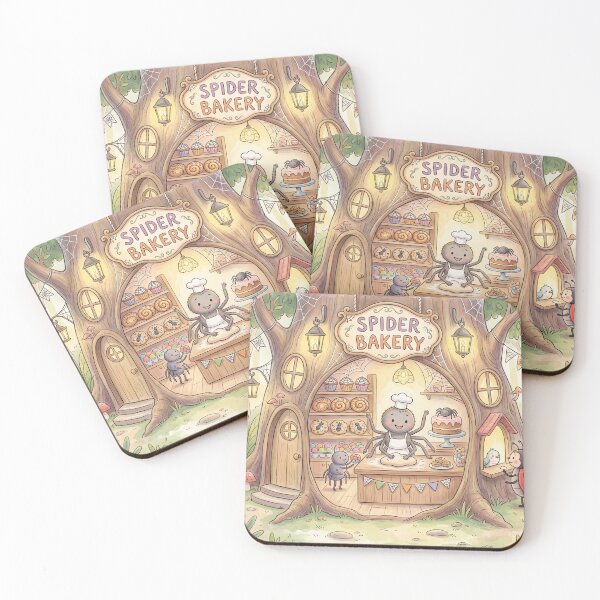 Item preview, Spider Sweet Bakery designed and sold by Softie Sticker Studio.