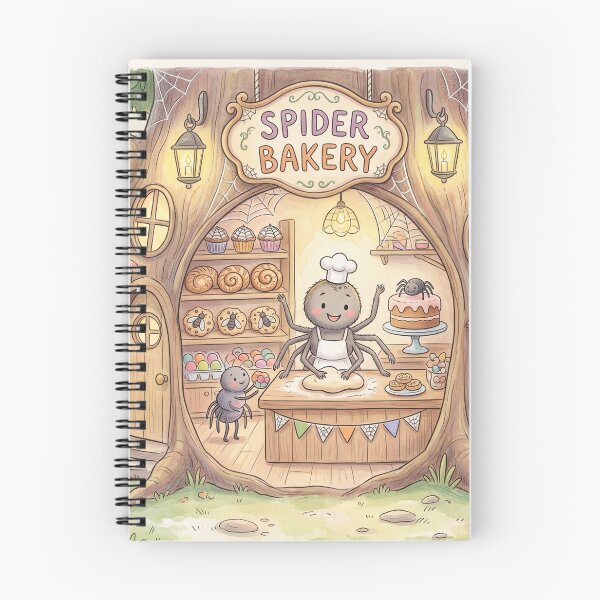Item preview, Spider Sweet Bakery designed and sold by Softie Sticker Studio.