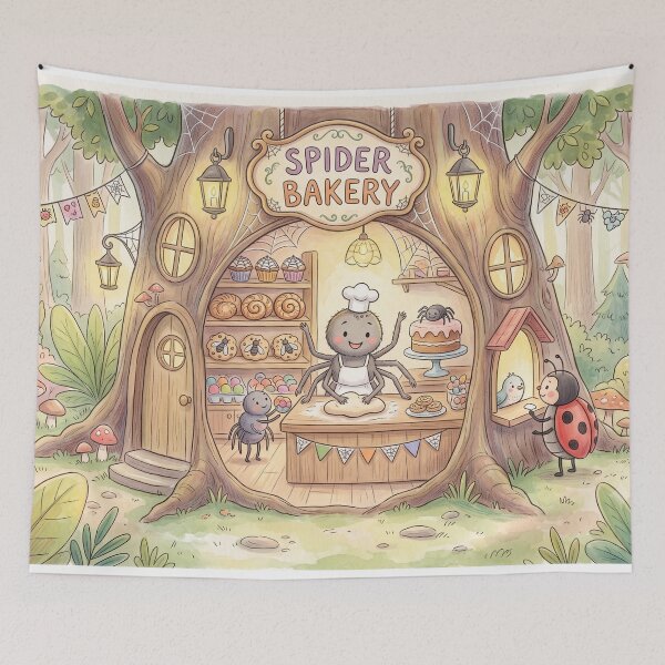 Item preview, Spider Sweet Bakery designed and sold by Softie Sticker Studio.