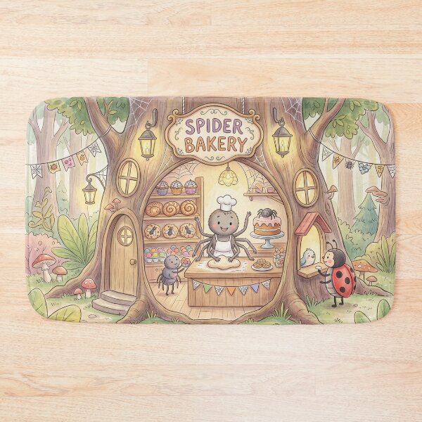 Item preview, Spider Sweet Bakery designed and sold by Softie Sticker Studio.