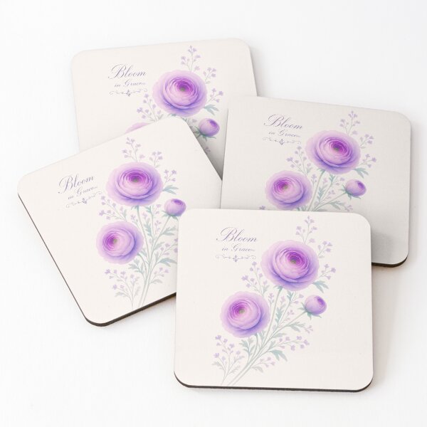 Item preview, Bloom in Grace: Lavender Ranunculus designed and sold by lbl-shop.