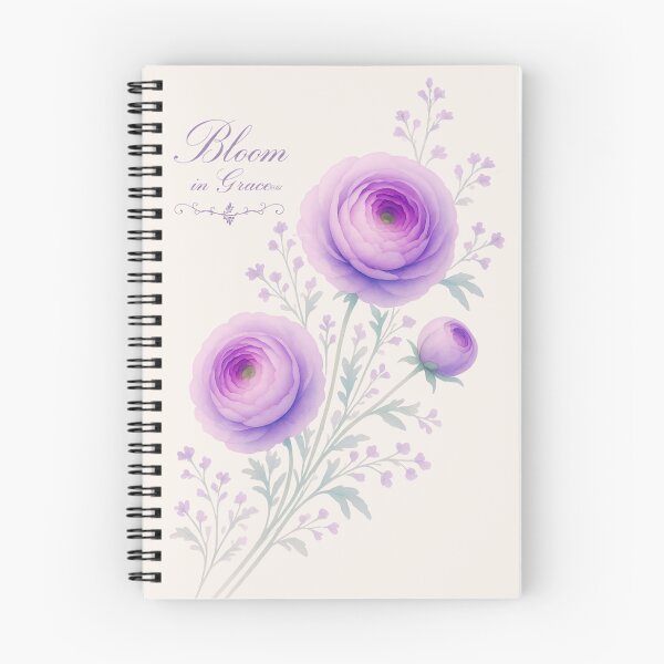 Item preview, Florecer con gracia: Ranúnculo lavanda designed and sold by lbl-shop.