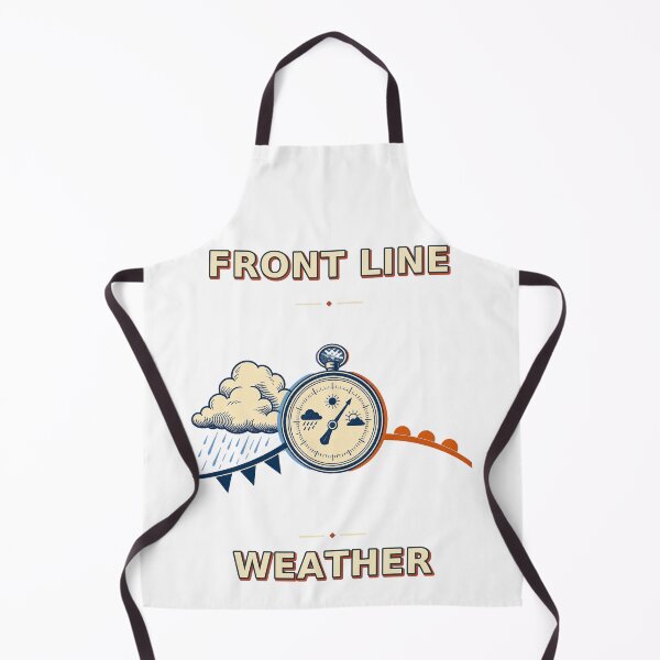Item preview, Front Line Weather Vintage Meteorology Field Graphic designed and sold by Freshloop Studio | Whimsical Vintage Art.