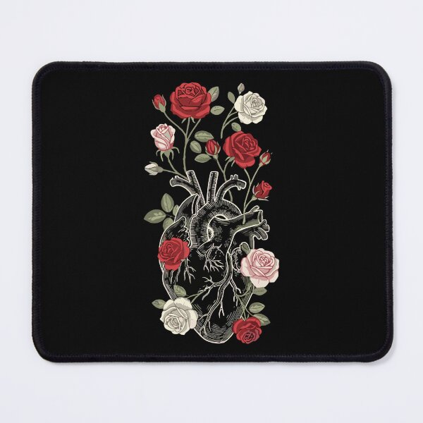 Item preview, Anatomical Heart Blooming Roses Human Anatomy Biology designed and sold by SofiBlair.