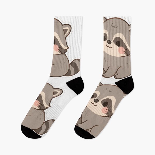 Item preview, Cute Smiling Raccoon Sticker designed and sold by nouhaZN.