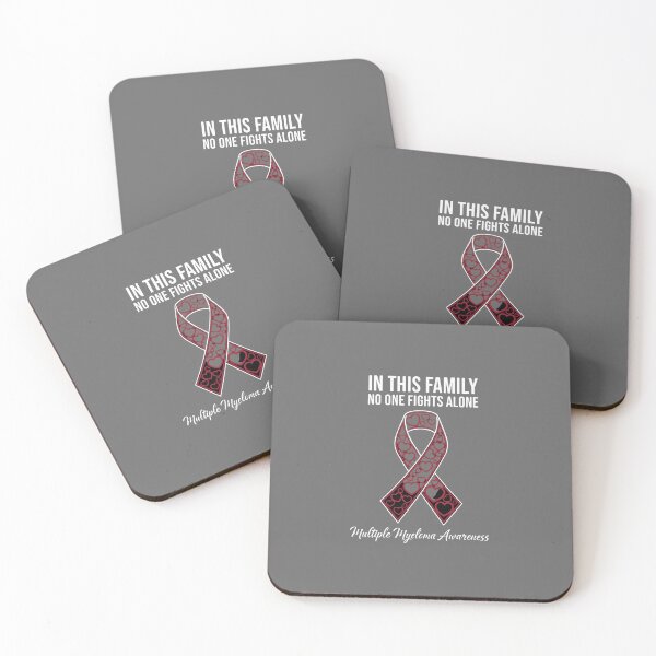 Item preview, In This Family No One Fights Alone Multiple Myeloma Awareness Cancer Support designed and sold by SofiBlair.