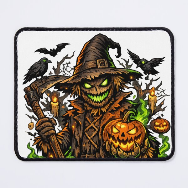Item preview, Harvest of Fear – Haunted Scarecrow Halloween Horror T-Shirt designed and sold by D.Shop.