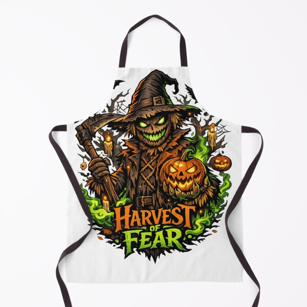 Item preview, Harvest of Fear – Haunted Scarecrow Halloween Horror T-Shirt designed and sold by D.Shop.