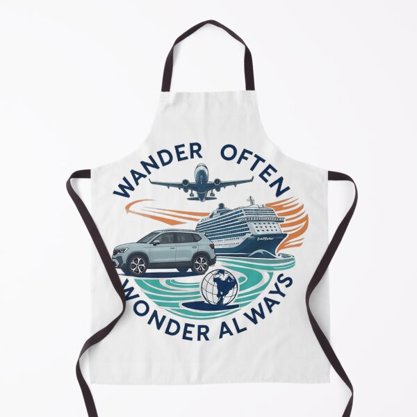 Item preview, Wander Often Wonder Always Travel Adventure Air Land Sea Explorer Inspiration designed and sold by MassonCalepon.