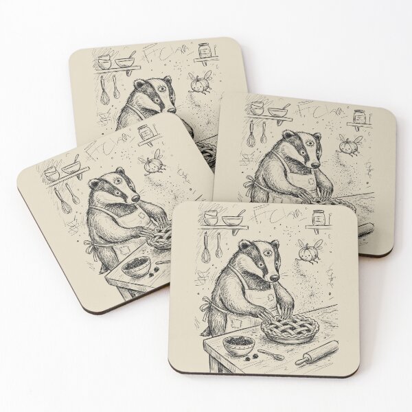 Item preview, Three Eyed Badger of Bramble Cottage - Cottage Magic designed and sold by bapupa.