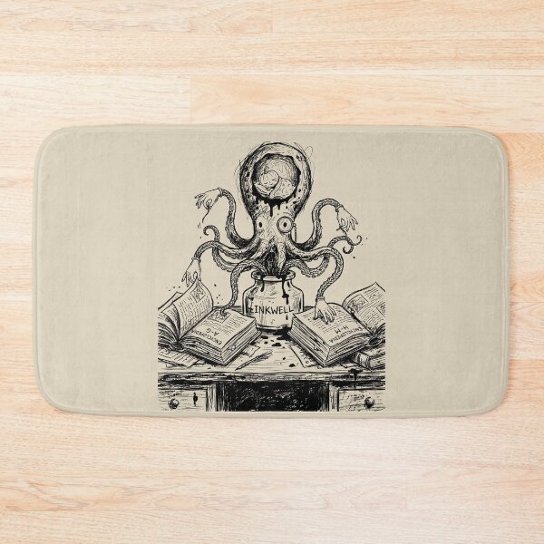 Item preview, Inkwell Octopus of the Mahogany Desk - Dark Academia designed and sold by bapupa.