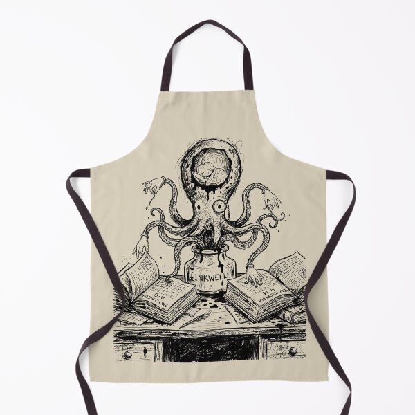 Item preview, Inkwell Octopus of the Mahogany Desk - Dark Academia designed and sold by bapupa.