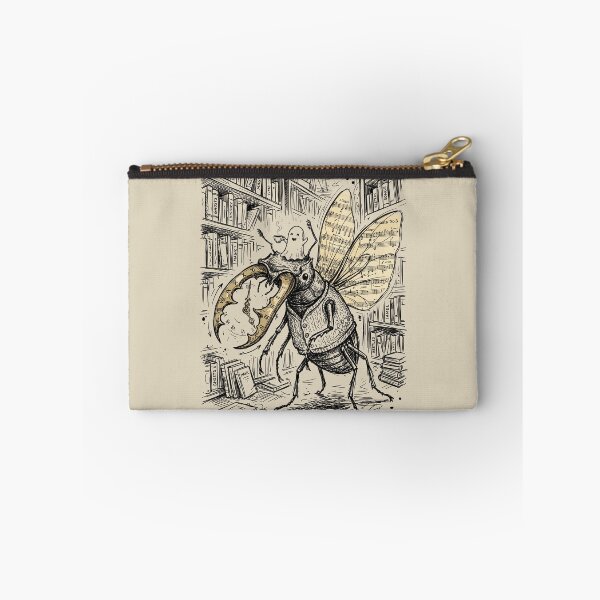 Item preview, Spectacled Stag Beetle with Parchment Wings - Dark Academia designed and sold by bapupa.