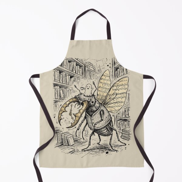 Item preview, Spectacled Stag Beetle with Parchment Wings - Dark Academia designed and sold by bapupa.