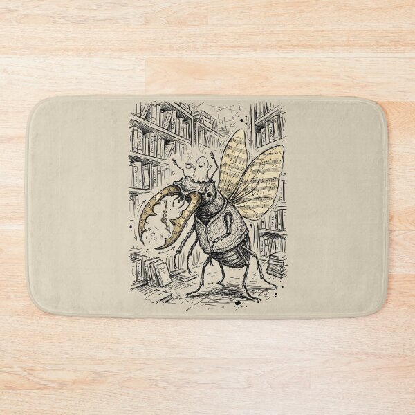 Item preview, Spectacled Stag Beetle with Parchment Wings - Dark Academia designed and sold by bapupa.