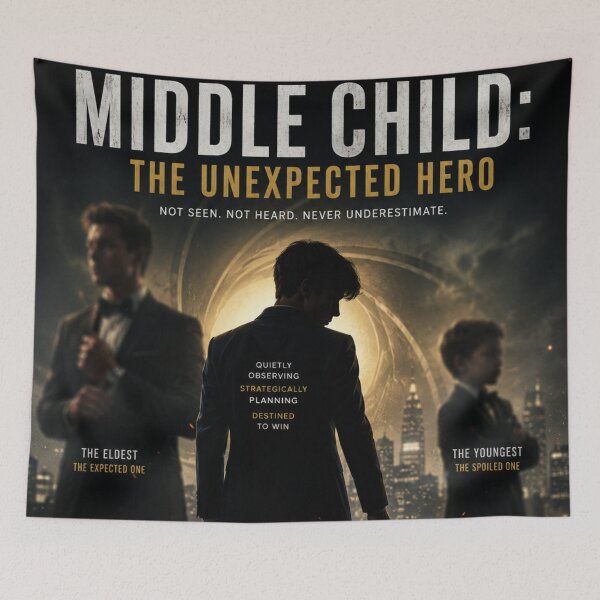 Aperçu de l'œuvre Affiche du film Middle Child : Le héros inattendu créée et vendue par irfanshikh.