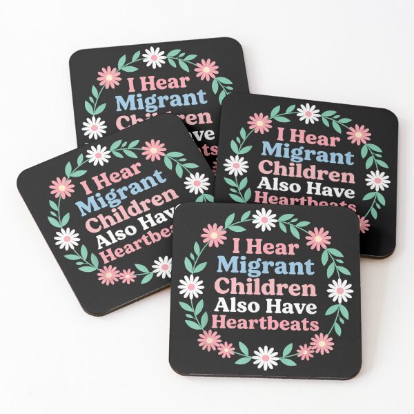 Item preview, I Hear Migrant Children Also Have Heartbeats Compassion Equality Awareness Message designed and sold by MassonCalepon.