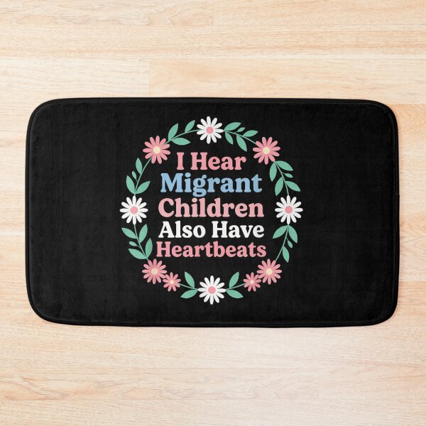 Item preview, I Hear Migrant Children Also Have Heartbeats Compassion Equality Awareness Message designed and sold by MassonCalepon.