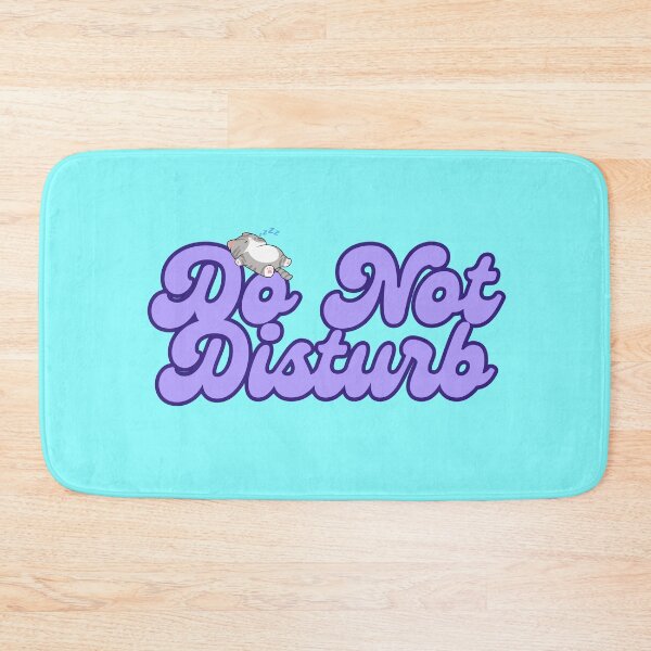 Item preview, Do Not Disturb! Cute Sleeping Cat & Cozy Vibes Sticker designed and sold by Frafri92.