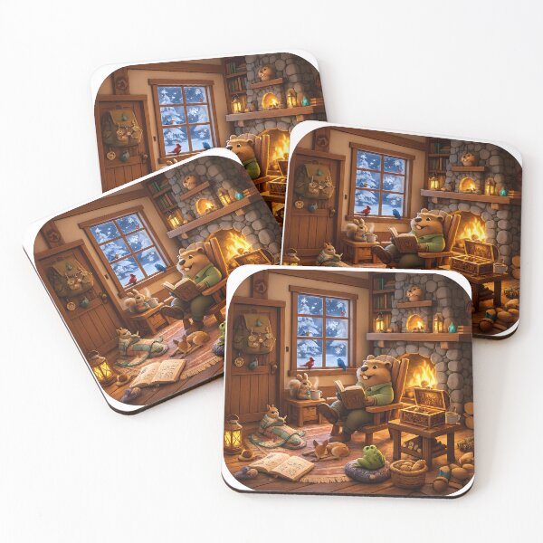 Item preview, Happy Beaver Adventures – Nice Fireside Story Evening designed and sold by Clothes With Smiling Animals Walt Gral.