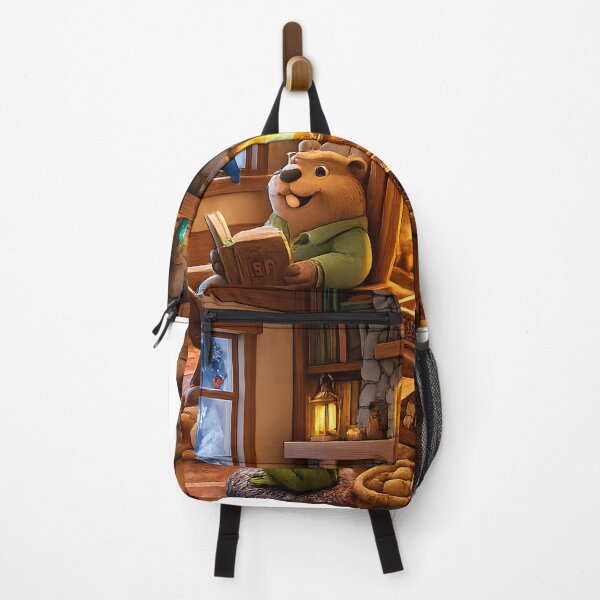 Item preview, Happy Beaver Adventures – Nice Fireside Story Evening designed and sold by Clothes With Smiling Animals Walt Gral.