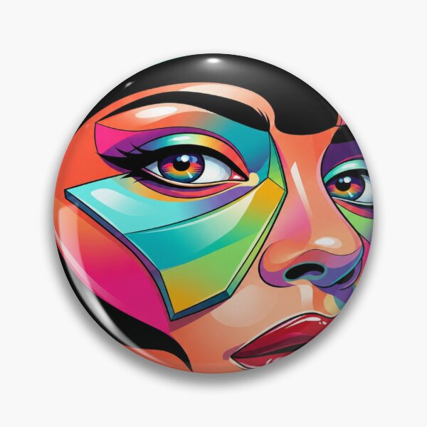 Item preview, Prismatic Dream Face Mouse pad  designed and sold by Designertanya.