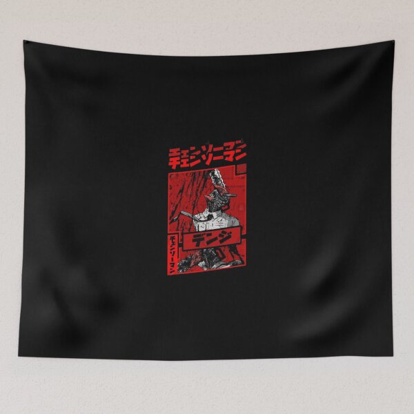 Item preview, Chainsaw Devil Hybrid Blood Splatter Anime Artwork designed and sold by CosmicFna.