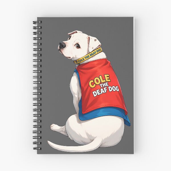 Item preview, Cole the Deaf Dog – Cute Deaf Dog Cartoon Design | Dog Lover Gift | Pet Rescue Awareness Art designed and sold by flowerpower999.