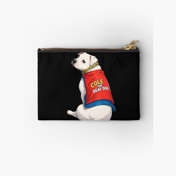 Item preview, Cole the Deaf Dog – Cute Deaf Dog Cartoon Design | Dog Lover Gift | Pet Rescue Awareness Art designed and sold by flowerpower999.