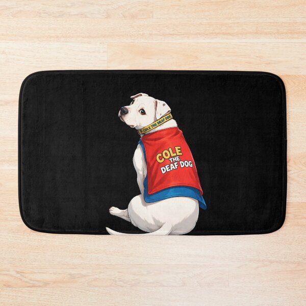 Item preview, Cole the Deaf Dog – Cute Deaf Dog Cartoon Design | Dog Lover Gift | Pet Rescue Awareness Art designed and sold by flowerpower999.