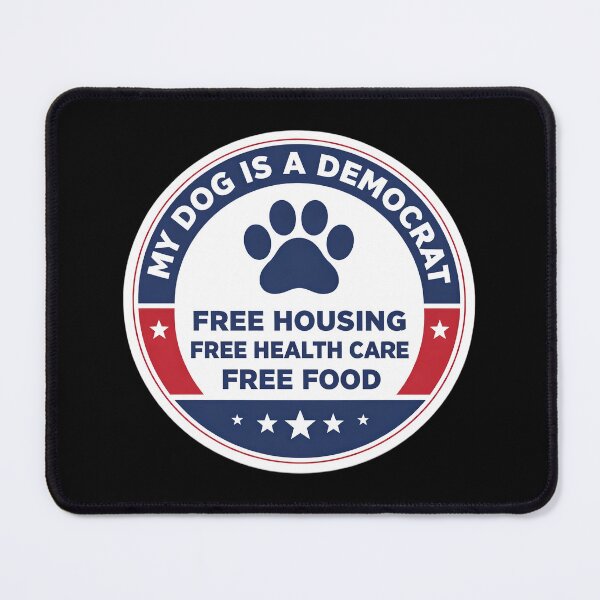 Item preview, My Dog Is A Democrat Patriotic Campaign Button designed and sold by PROPera-design.