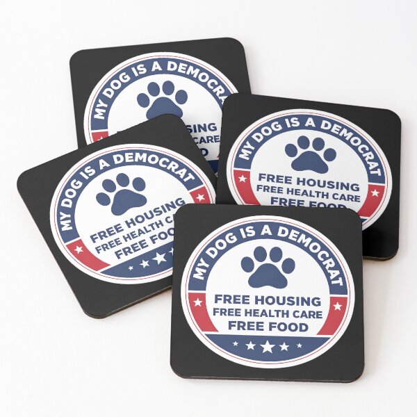 Item preview, My Dog Is A Democrat Patriotic Campaign Button designed and sold by PROPera-design.