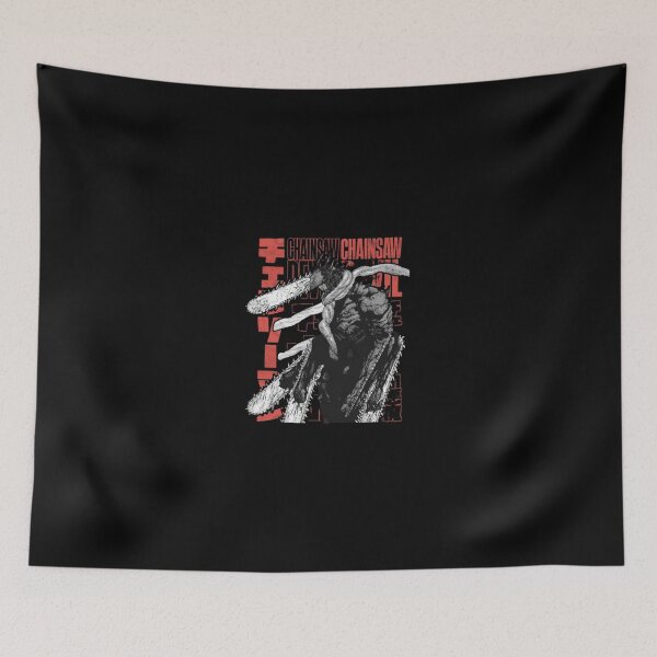 Item preview, Chainsaw Devil Hybrid Blood Splatter Anime Artwork designed and sold by CosmicFna.