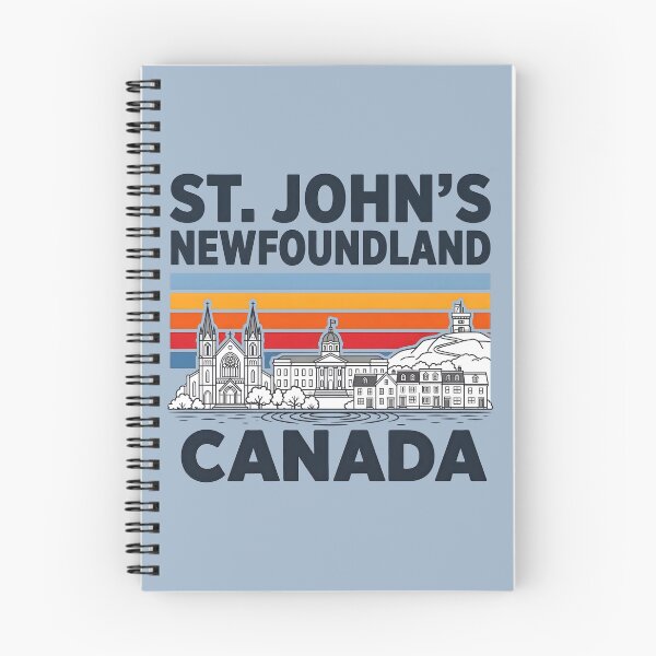 Item preview, St. John's Newfoundland Canada Minimalist Skyline Retro Colors designed and sold by HowToCanadian.