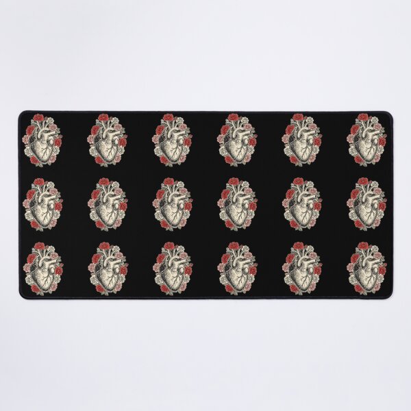 Item preview, Anatomical Human Heart Roses Medical Science Biology Love designed and sold by SofiBlair.