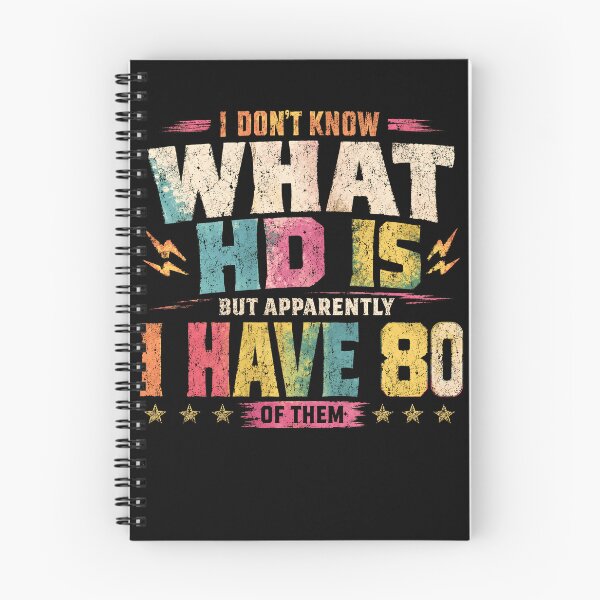 Item preview, I Don't Know What HD Is But Apparently I Have 80 Of Them Eighty Birthday Celebration Gift designed and sold by HumansStuck12.