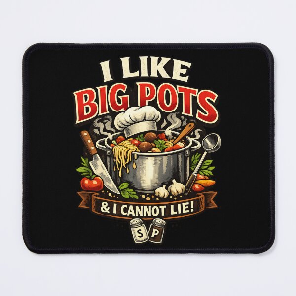 Item preview, Funny Big Cooking Pot - Chef Kitchen designed and sold by SidTastic .