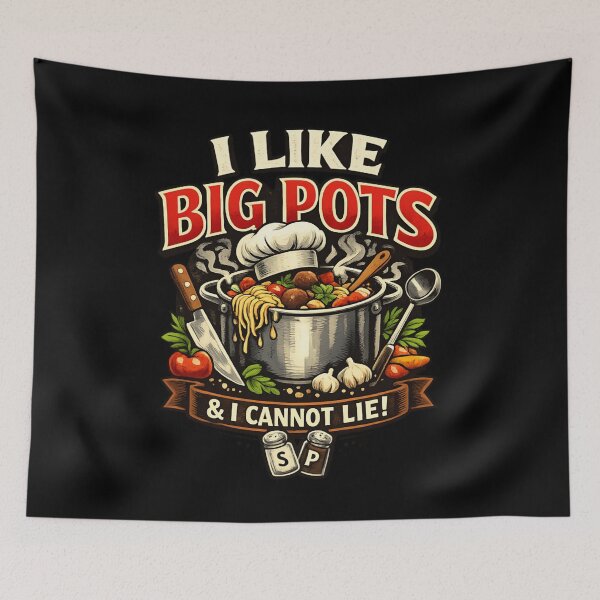 Item preview, Funny Big Cooking Pot - Chef Kitchen designed and sold by SidTastic .