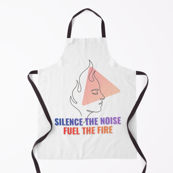 Item preview, Silence The Noise Fuel The Fire Line Graphic designed and sold by RunningWhiskers.