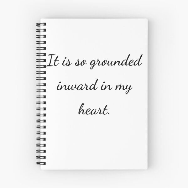 Item preview, “It is so grounded inward in my heart.” - handwriting black designed and sold by ariksworld.