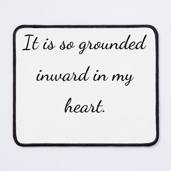 Item preview, “It is so grounded inward in my heart.” - handwriting black designed and sold by ariksworld.