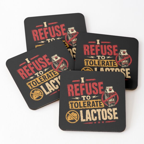 Item preview, I Refuse To Tolerate Lactose Intolerant Dairy Free Lifestyle designed and sold by HumansStuck12.