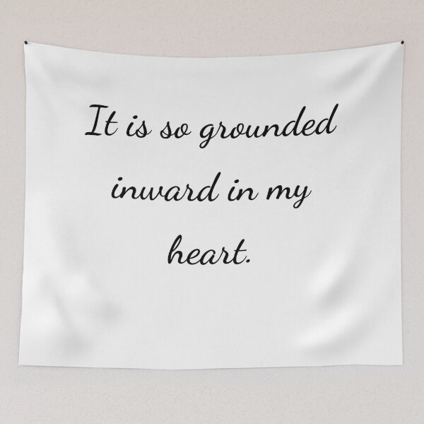 Item preview, “It is so grounded inward in my heart.” - handwriting black designed and sold by ariksworld.