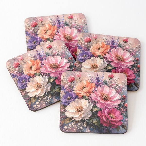 Item preview, Pastel Blossom Harmony Bouquet Mouse pad  designed and sold by Designertanya.