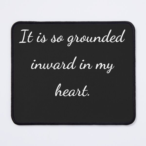 Item preview, “It is so grounded inward in my heart.” - handwriting white designed and sold by ariksworld.